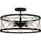 Quoizel Semi-Flush Mount Semi Flush 4 Lights Matte Black QSF5632MBK - alternate 2